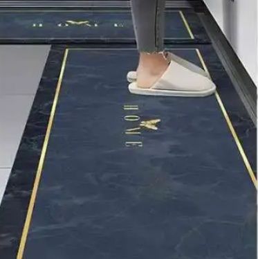 【吸水速乾】洗える珪藻土キッチンマット 滑り止め付きで油汚れも簡単お手入れ