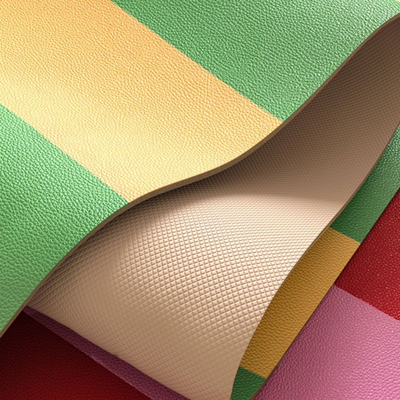 全脚カバーでずれにくい！鮮やかなグラデーションの防滑・防水キッチンマット