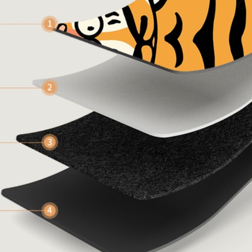 珪藻土の吸水力でずれない！幾何学模様がおしゃれな防水キッチンマット