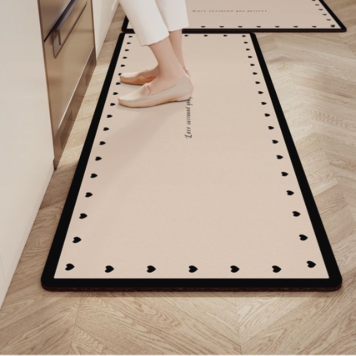 2025年新作 防水・防油・滑りにくい厚手キッチンマットで快適キッチンタイム