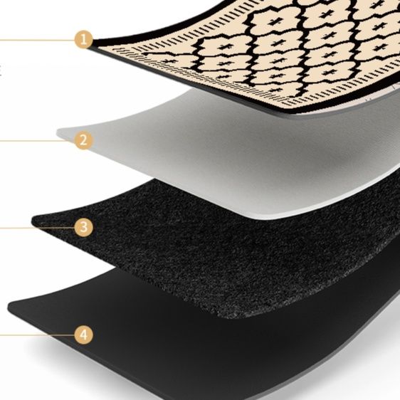 吸水性抜群で洗える！抗菌・滑り止め付きシンプルおしゃれキッチンマット