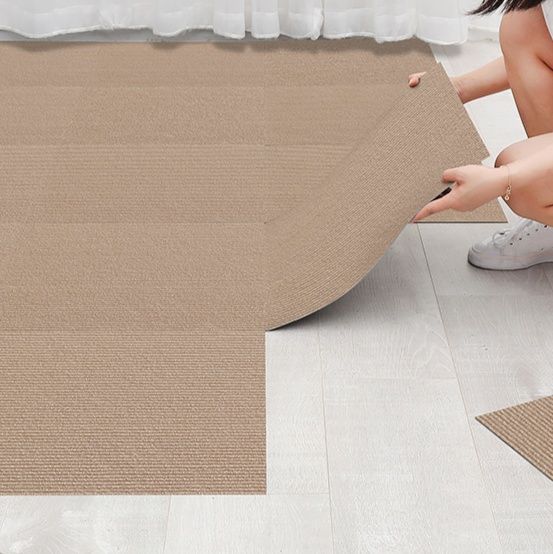 滑り止め付きで大面積をカバー！吸水性抜群の洗えるキッチンマット