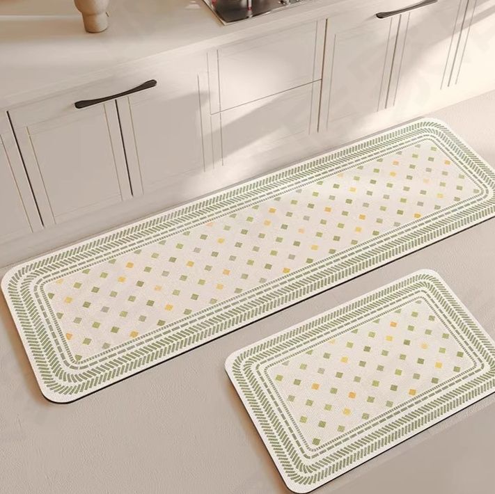 防水防油で拭くだけ簡単！高級感あるドイツ製シリカゲルキッチンマット