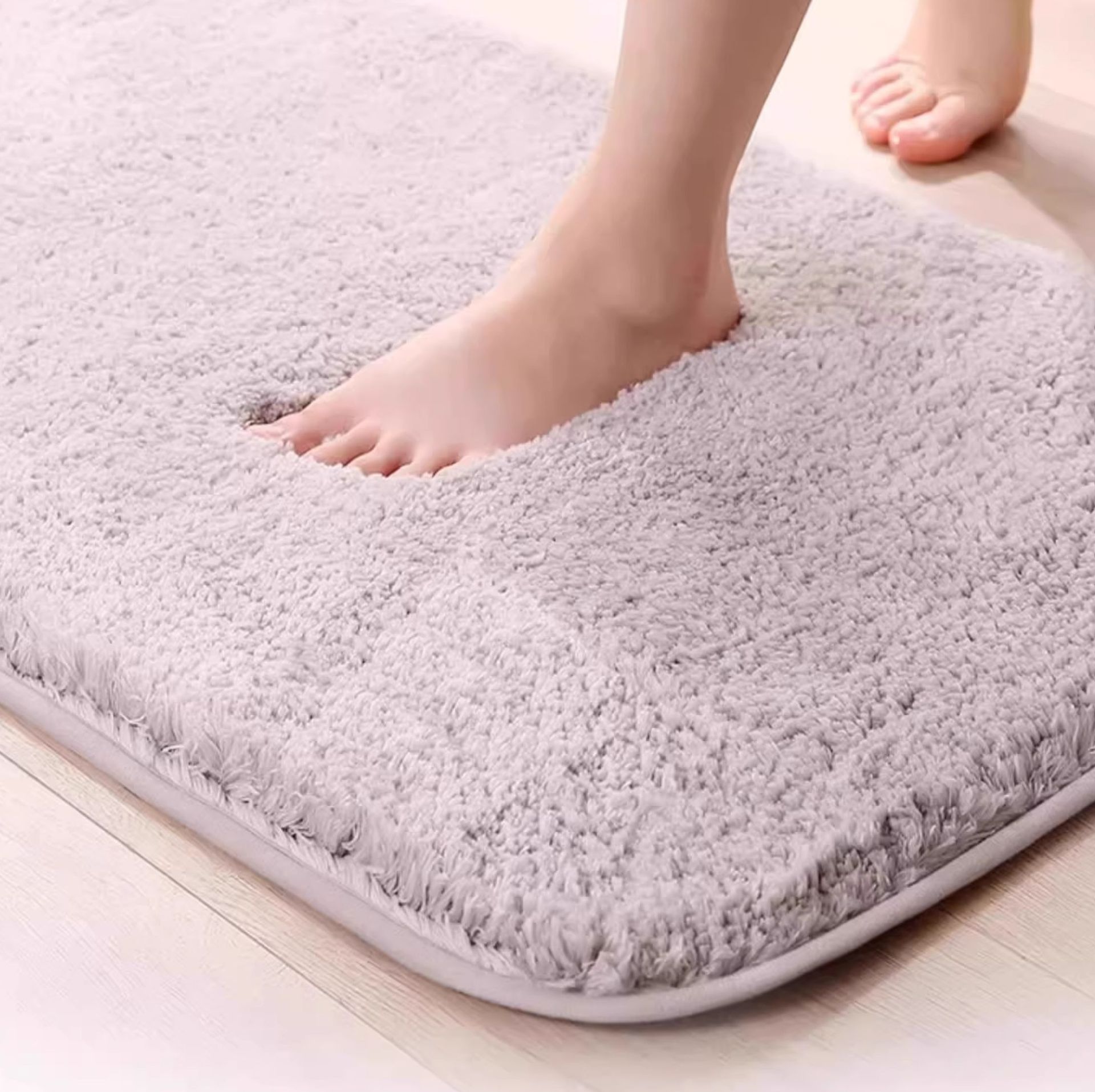 速乾吸水で拭き取れる！滑り止め付き北欧風キッチンマット60×120cm