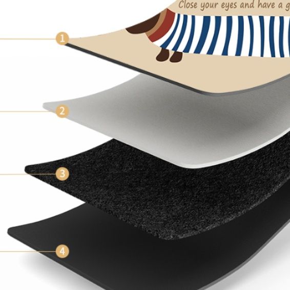 防滑で安全！洗える透明キッチンマット 2025年新作 吸水性抜群でずれない