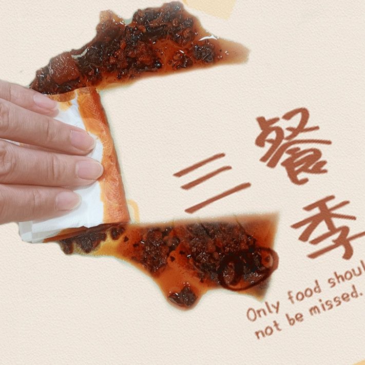 滑り止め付きでずれない!洗える皮革素材の北欧風キッチンマット