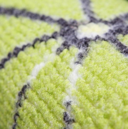 滑り止め付きでずれない！洗える北欧風幾何学模様のキッチンマット40×60cm