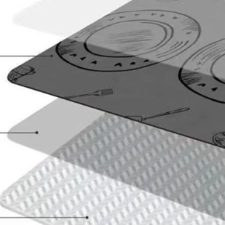 防水で拭ける！カラフルなデザインが魅力的な大面積対応キッチンマット