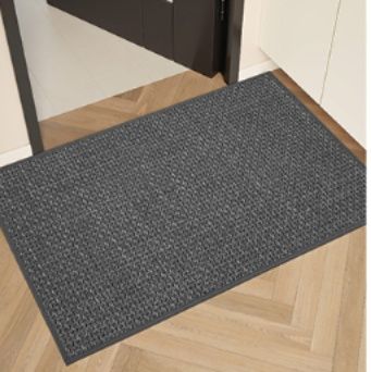 高級天然素材で柔らかく吸水抜群！滑り止め付き北欧風キッチンマット
