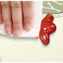 珪藻土素材で油汚れに強い！滑り止め付き吸水キッチンマット