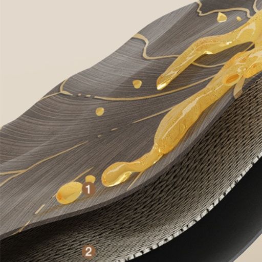 吸水性と防滑性に優れた北欧風デザインの洗えるキッチンマット