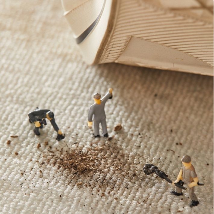 厚手で疲れにくい！拭ける撥水キッチンマットL字型対応で洗濯機OK