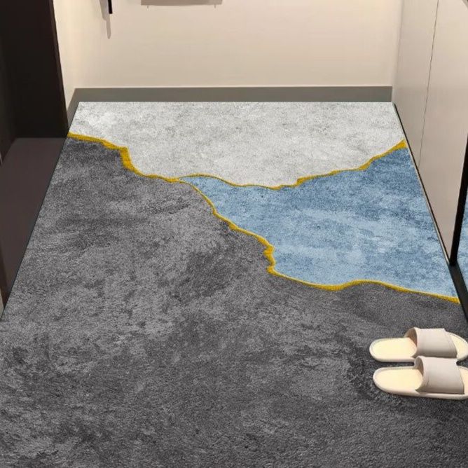 北欧風幾何学模様で滑り止め付き！洗える吸水性抜群のおしゃれキッチンマット