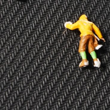 吸水＆撥水で拭ける！滑り止め付おしゃれな植物柄キッチンマット