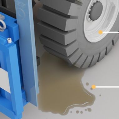 拭ける洗えるPVCキッチンマット！防水防滑で安心の大面積タイプ