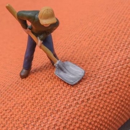 油汚れもサッと拭けて洗える！北欧風のおしゃれキッチンマット