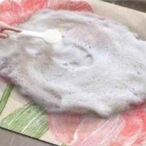 珪藻土素材で吸水速乾！花柄がおしゃれで洗えるキッチンマット