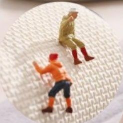 洗濯機でお気軽ケアできる滑り止め付きシンプルキッチンマット