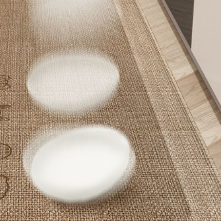 防水＆防油で拭ける！厚手クッションの長方形北欧風キッチンマット