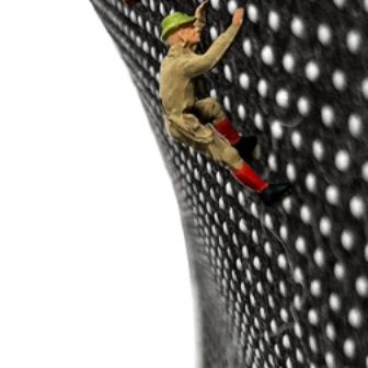 防水＆防油で拭ける！厚手クッションの長方形北欧風キッチンマット