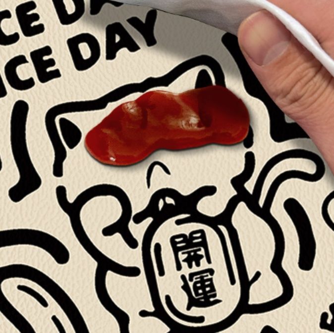 汚れに強く拭くだけ簡単！北欧風デザインの滑り止め付きキッチンマット