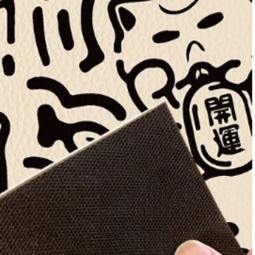 汚れに強く拭くだけ簡単！北欧風デザインの滑り止め付きキッチンマット