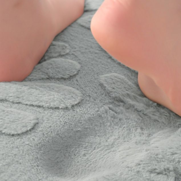 防滑ふかふかキッチンマット！吸水力抜群で手洗い可能な北欧風デザイン