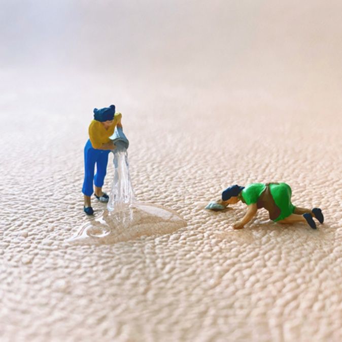 防水PVC素材で汚れに強い！サイズ豊富な拭けるキッチンマット