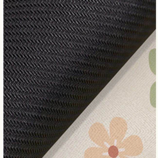 吸水防水でカラフルな日式デザイン！滑り止め付きキッチンマット