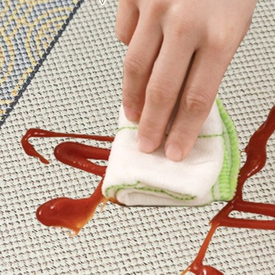 植物柄の北欧風デザインで洗える防滑・防水キッチンマット