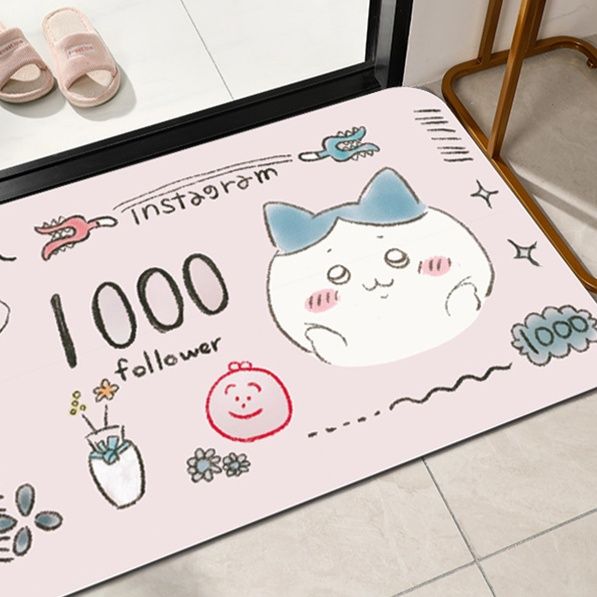 2025年新作！アニメ柄がかわいい珪藻土キッチンマット吸水速乾で拭ける