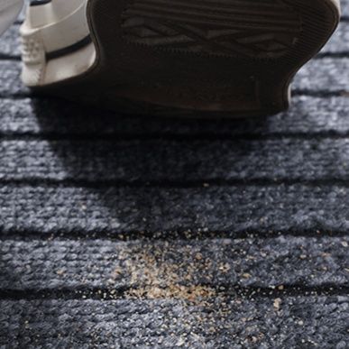 拭けて洗える滑り止め付き！北欧風シンプルおしゃれキッチンマット