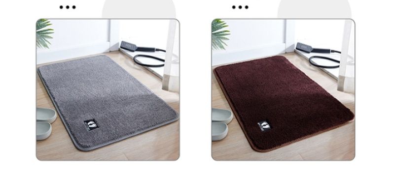 吸水速乾でふかふか！北欧デザインの洗えるおしゃれキッチンマット