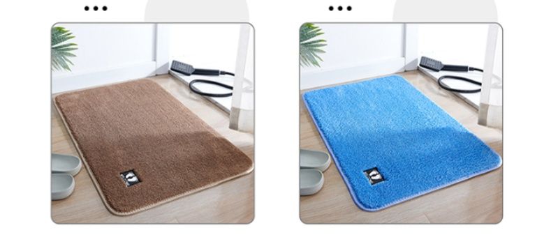 吸水速乾でふかふか！北欧デザインの洗えるおしゃれキッチンマット