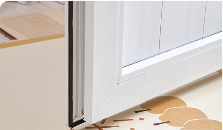 拭けて洗える防滑キッチンマット｜カートゥーン柄で楽しい北欧風デザイン