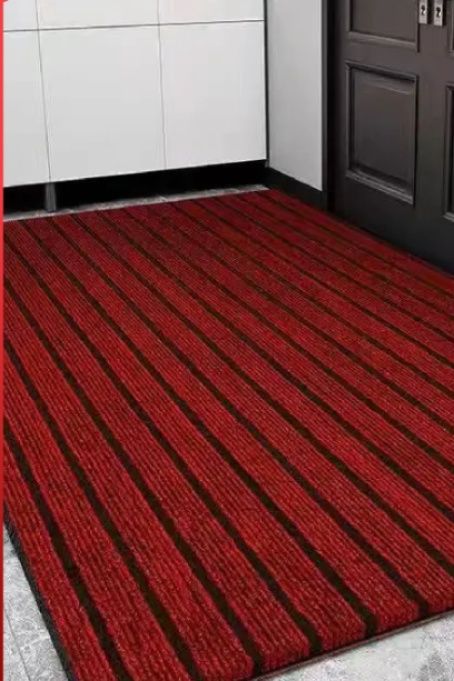 拭くだけ簡単！洗える滑り止め付きおしゃれカートゥーン柄キッチンマット