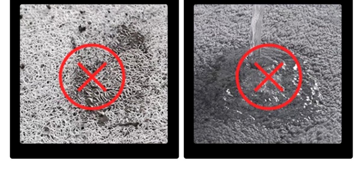 防水でお手入れ簡単、幾何学模様がおしゃれな洗えるキッチンマット