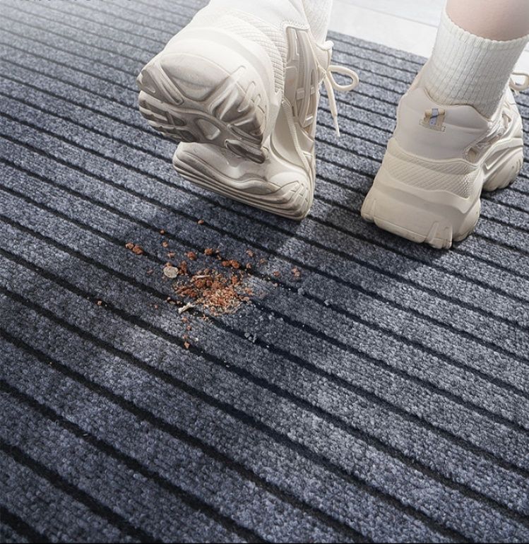 洗えて拭き取りやすい北欧風シンプルおしゃれキッチンマット