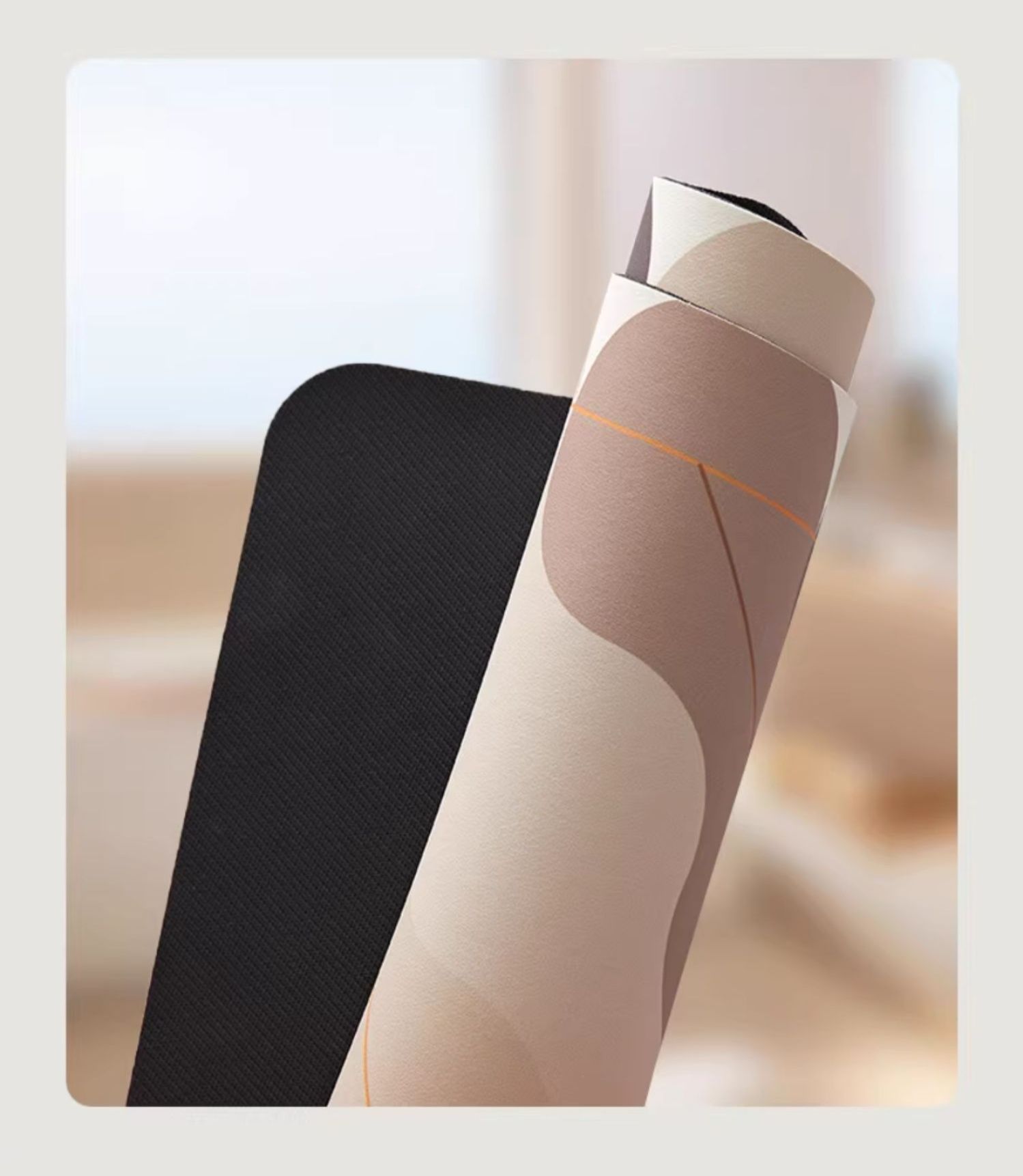 吸水性と防水性に優れた滑り止め付きの北欧風キッチンマット