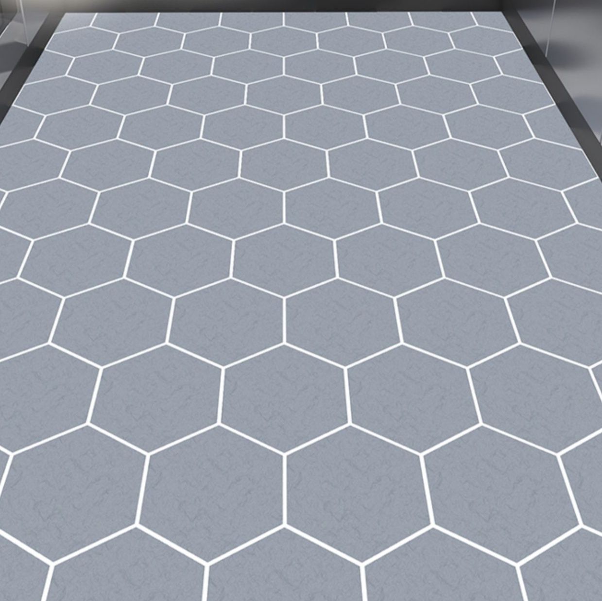 防滑で安全！汚れに強い北欧風PVCキッチンマット 洗えて手入れ簡単