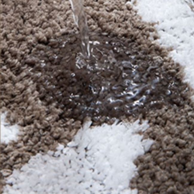 汚れに強く拭くだけで簡単！北欧格子柄の滑り止めキッチンマット