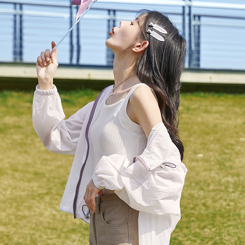 ニット リブ編み上質フィットトップス