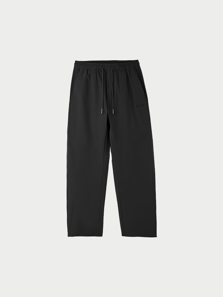 黒パンツ リラックス ワイドパンツ