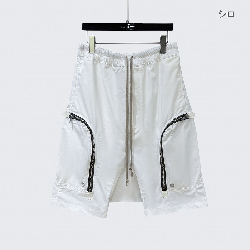 黒パンツ 男女兼用多機能ポケット付き黒ハーフパンツ春夏新作