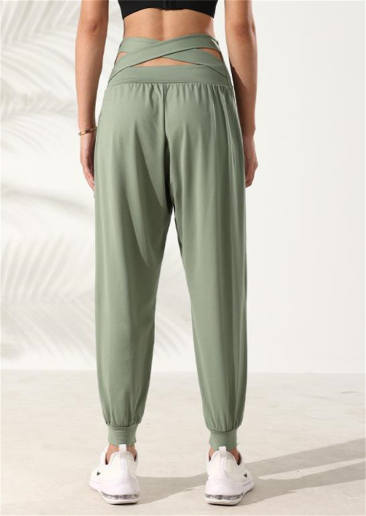 秋冬黒パンツ ハイウエスト薄手運動着ズボン