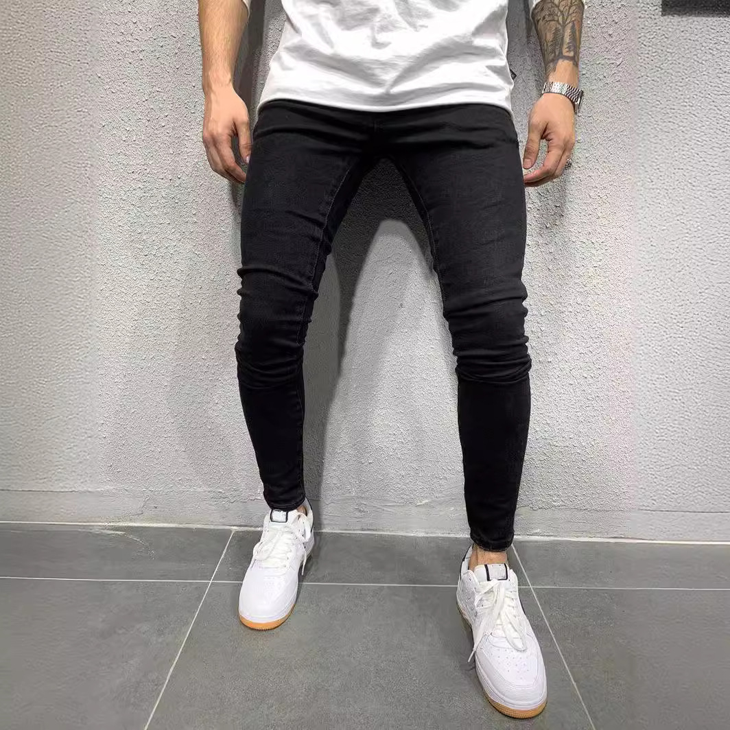 黒パンツ 究極のストレッチスキニーパンツ