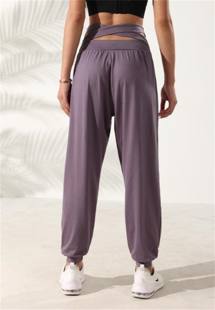 秋冬黒パンツ ハイウエスト薄手運動着ズボン