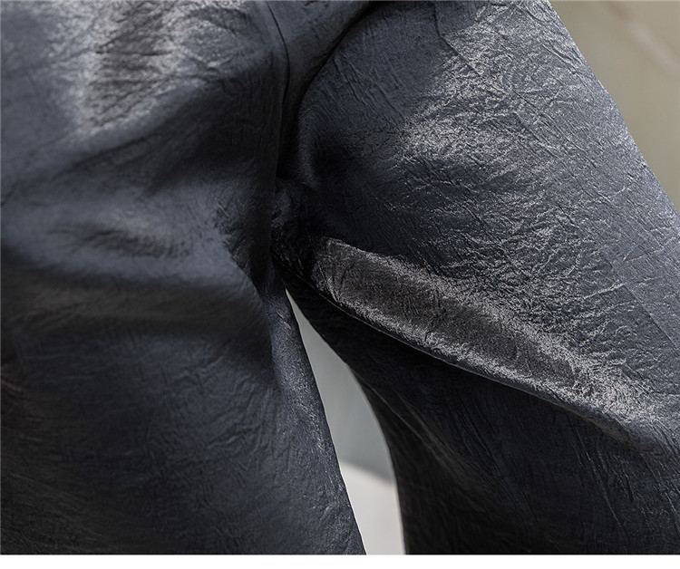 上品な黒パンツ ハイウエストワイドロング