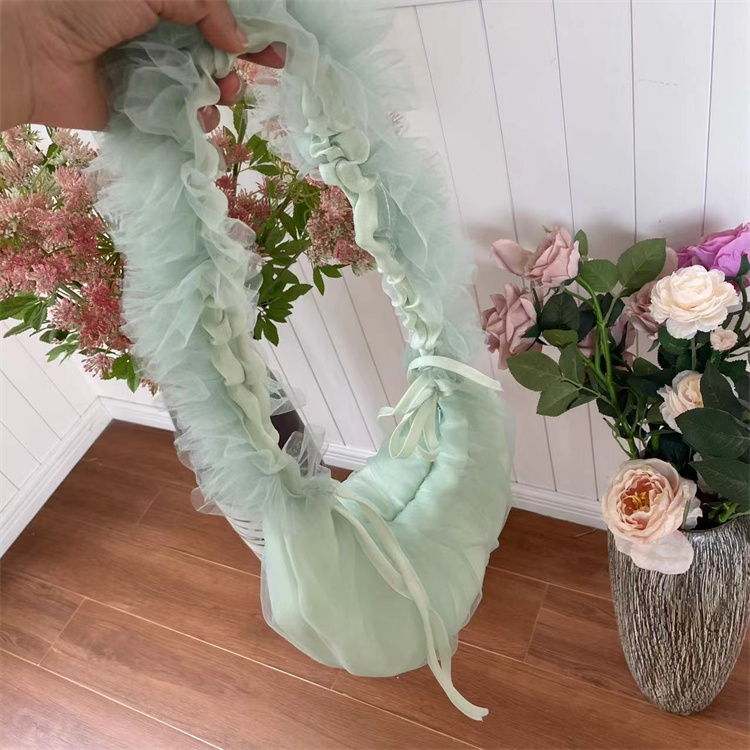 黒 バッグ ファー付きショルダーバッグ 巾着型 軽量 斜めがけ対応