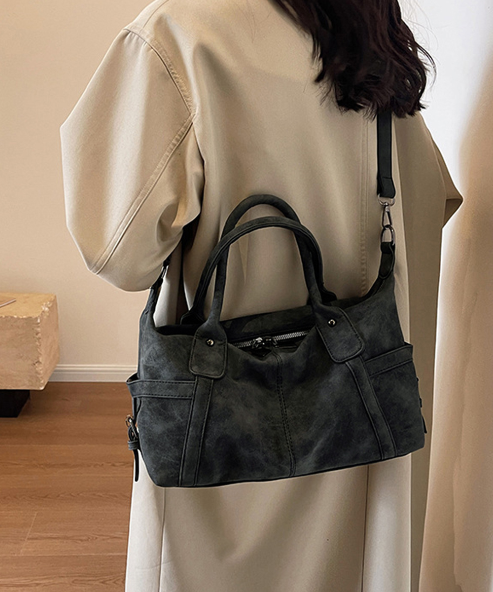 黒 バッグ 大容量黒トートバッグ手提げショルダー兼用